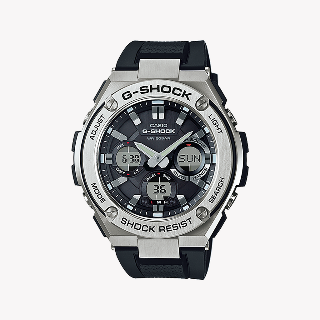 CASIO G-SHOCK GST-S110-1ADR - RUGGED ELEGANCE FOR ADVENTUROUS MEN'S STYLE