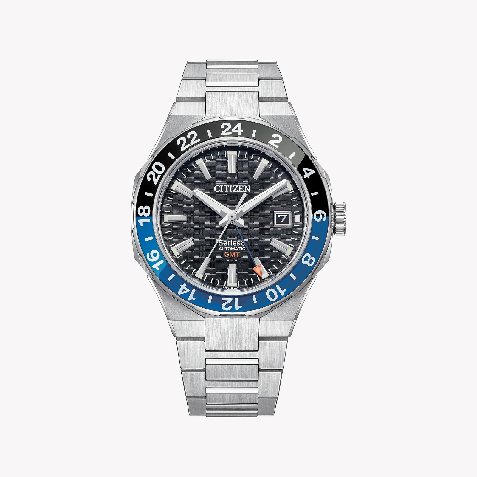 Dynamic Precision Men's Silver Stainless Steel Watch, Black Dial | Nb6031-56e by i-watch