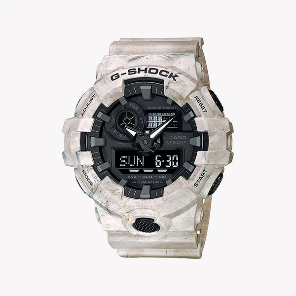 Casio G-Shock Ga-700wm-5adr - Adventure Ready White Resin Men's Watch by i-watch