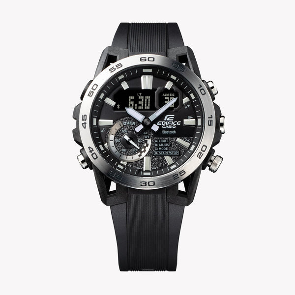 Edifice Men's Black Watch, Composite Case | Ecb-40p-1aef by i-watch
