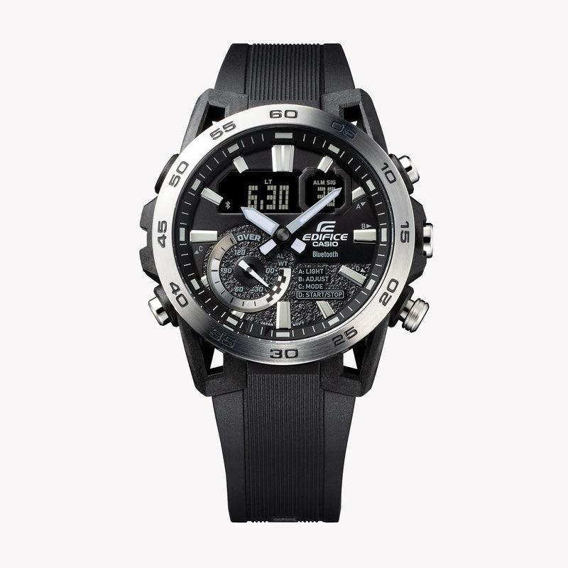 Edifice Men's Black Watch, Composite Case | Ecb-40p-1aef by i-watch