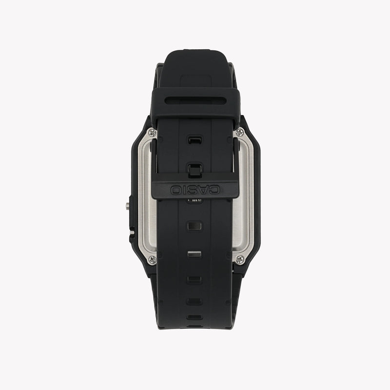Casio Unisex Resin Watch, Black/White | Ca-53w-1z by i-watch