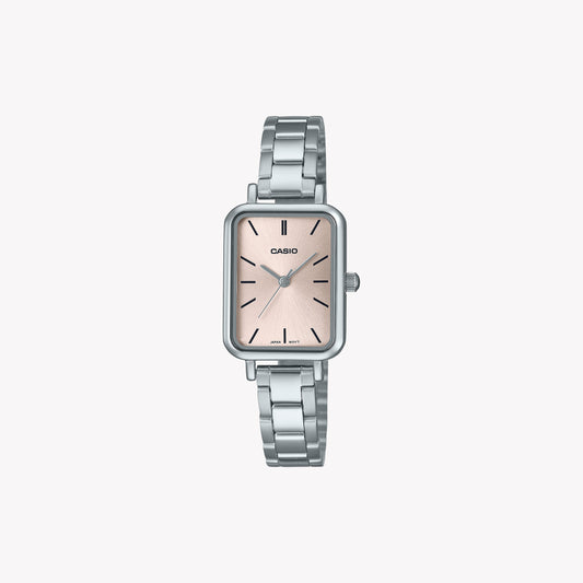 Montre Casio LTP-V009D-4E analogique argentée pour femme