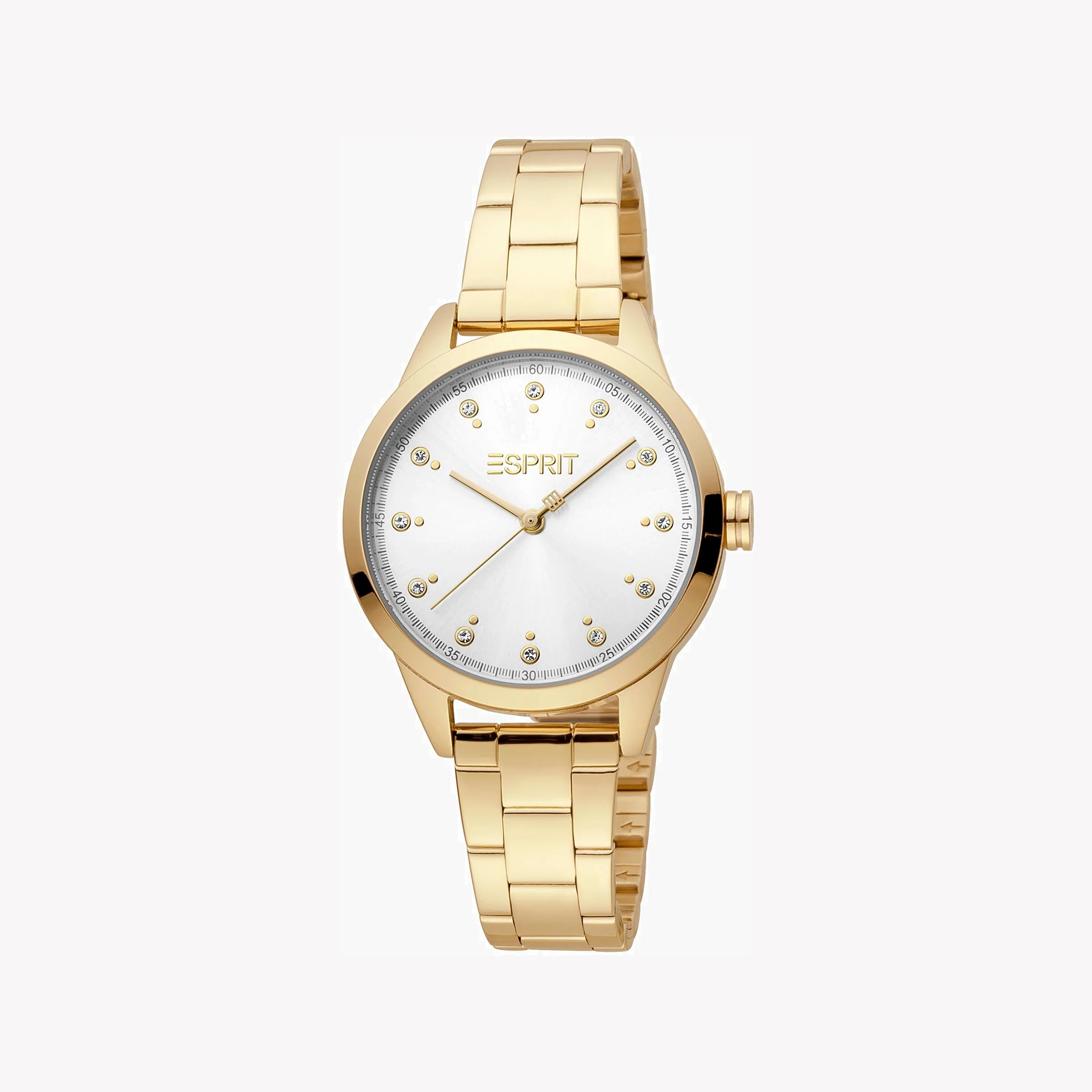 ESPRIT Women's Watch with Gold Stainless Steel Case and Gold Stainless Steel Band