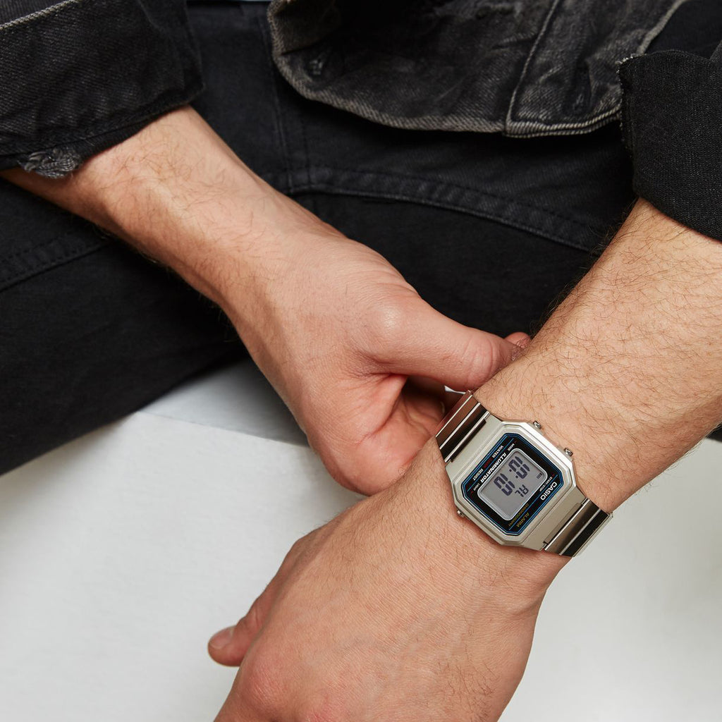 CASIO B650WD-1ADF SPORTY ELEGANCE - DURABLE DIGITAL WATCH WITH STAINLESS STEEL BAND & LED LIGHT-i-Watch-2