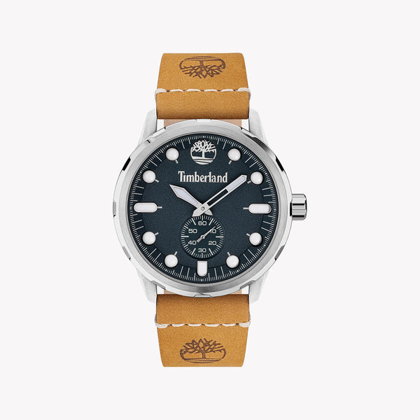 Timberland Men's Brown Leather Watch, Silver Case | Tdwga0028501 by i-watch