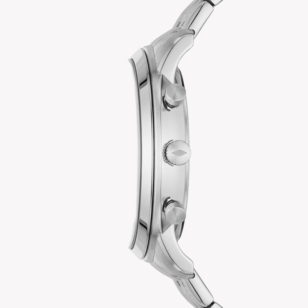 FOSSIL FS6025 TIMEPIECE - ELEGANT SILVER & BLUE DIAL MEN'S QUARTZ WATCH-i-Watch-2