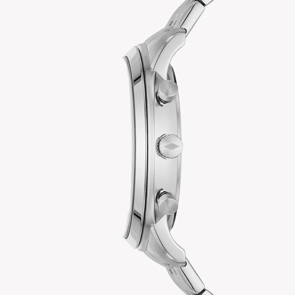 Fossil Men's Silver Watch, Blue Dial | Fs6025 by i-watch