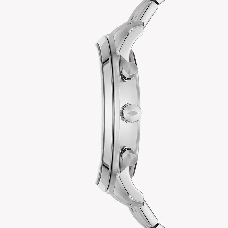 Fossil Men's Silver Watch, Blue Dial | Fs6025 by i-watch
