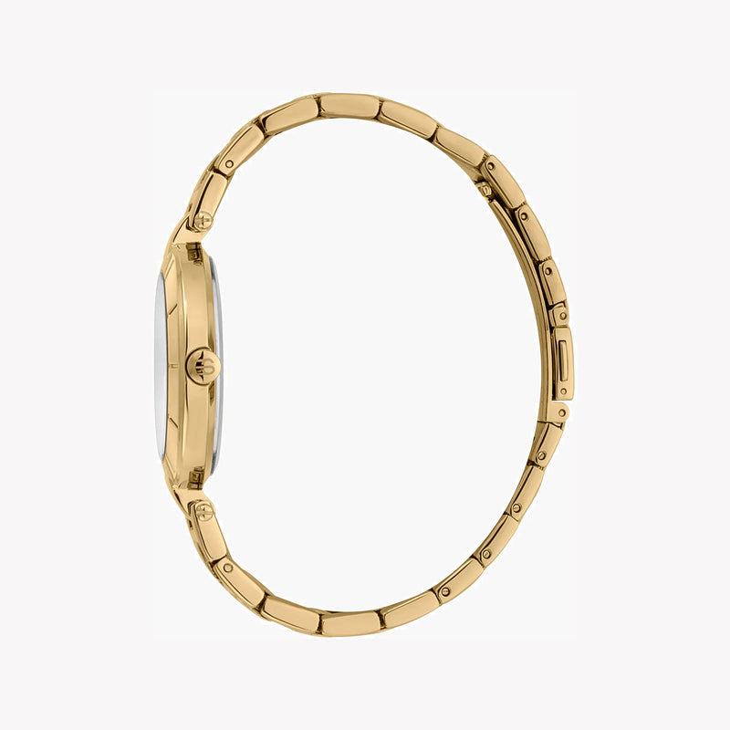 Esprit Women's Gold Stainless Steel Watch, Silver Dial | Es1l048m0015 by i-watch