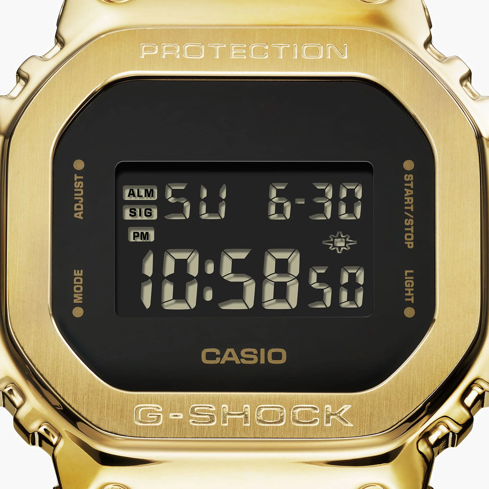 G-Shock Men's Gold & Black Resin Watch, Stainless Steel | Gm-5600g-9dr by i-watch
