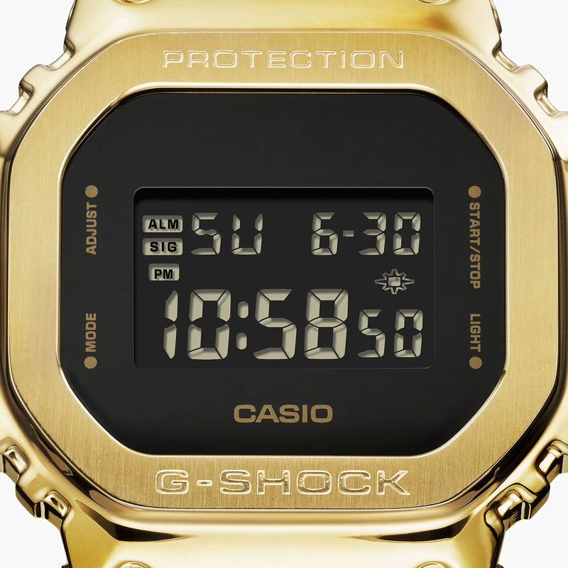 G-Shock Men's Gold & Black Resin Watch, Stainless Steel | Gm-5600g-9dr by i-watch