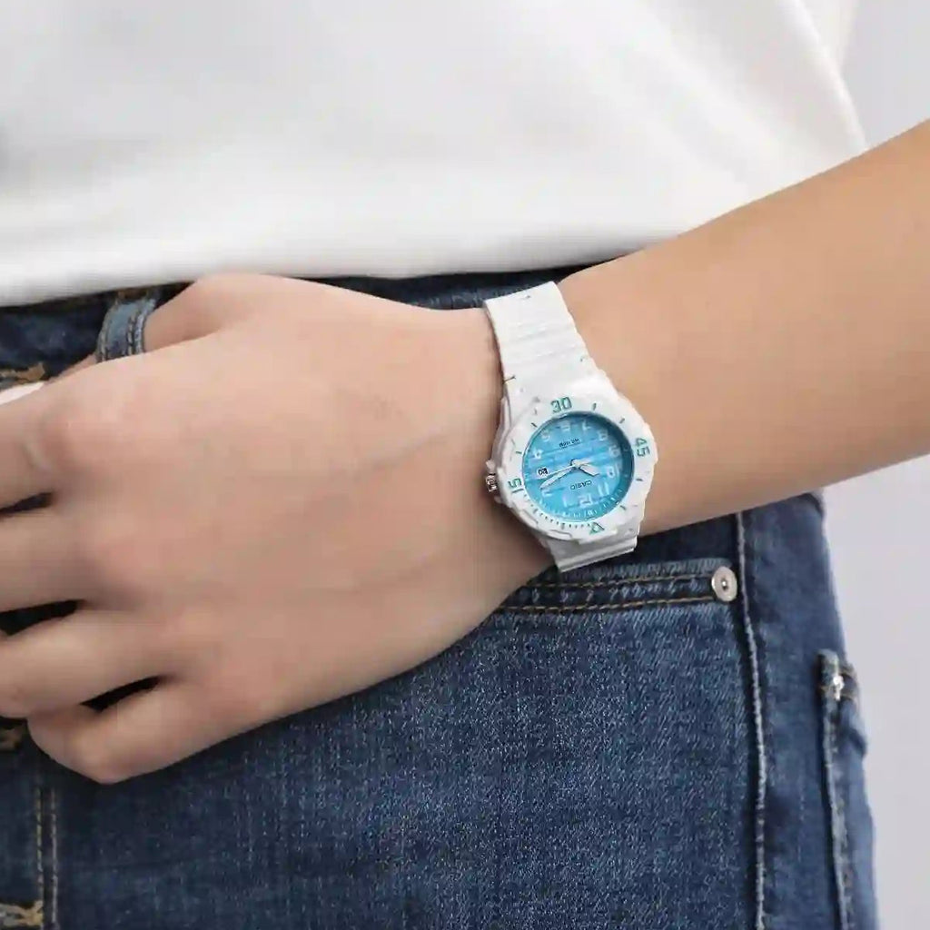 CASIO Women's Watch with White Resin Case and White Resin Band-i-Watch-4