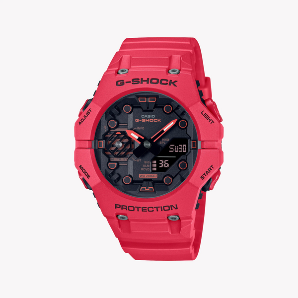 G-Shock Women's Pink Resin Watch, Digital Dial | Ga-B001-4adr by i-watch