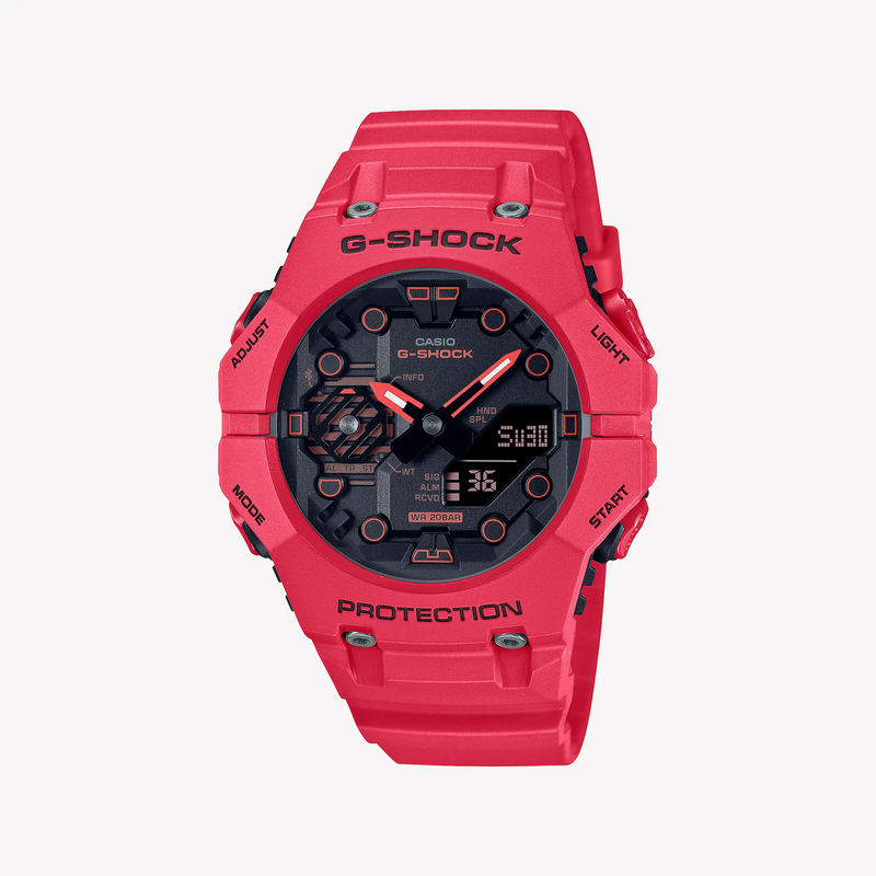 G-Shock Women's Pink Resin Watch, Digital Dial | Ga-B001-4adr by i-watch