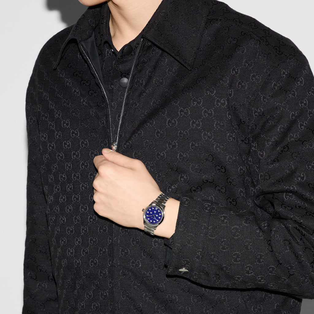 GUCCI YA1265043 - ELEGANT BLUE DIAL MEN'S TIMEPIECE - REFINED LUXURY & FUNCTIONALITY-i-Watch-4