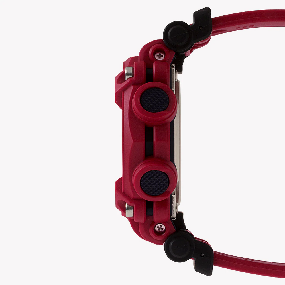 G-Shock Men's Red Resin Watch, Black Dial | Ga-900-4adr by i-watch