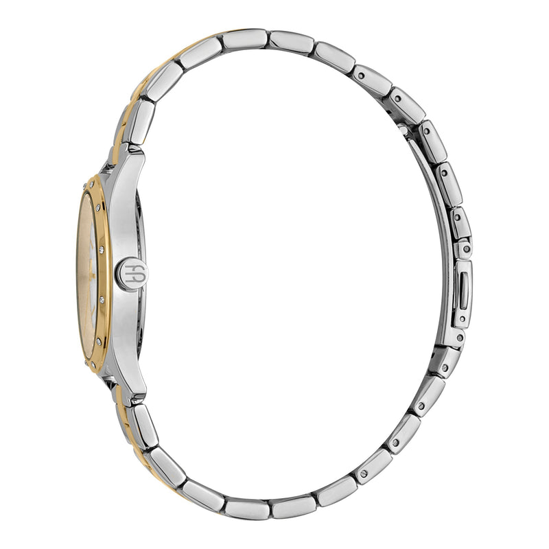 Esprit Women's Watch With Silver Stainless Steel Case And Silver & Gold Stainless Steel Band by i-watch