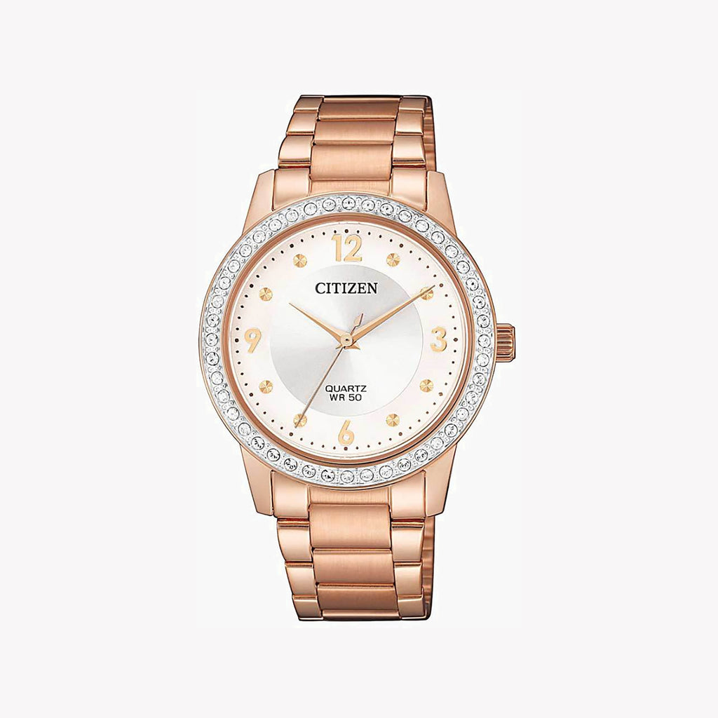 CITIZEN EL3093-83A RADIANT ROSE GOLD TIMEPIECE - ELEGANCE MEETS FUNCTIONALITY