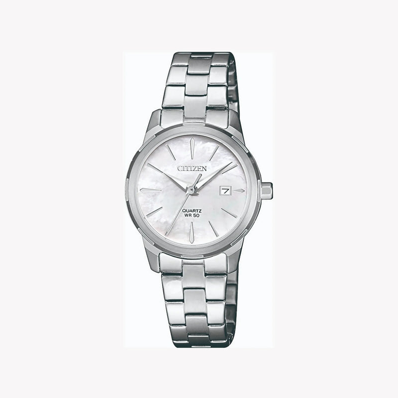 Citizen Eu6070-51d - Elegantly Timeless Silver Stainless Steel Women's Watch by i-watch