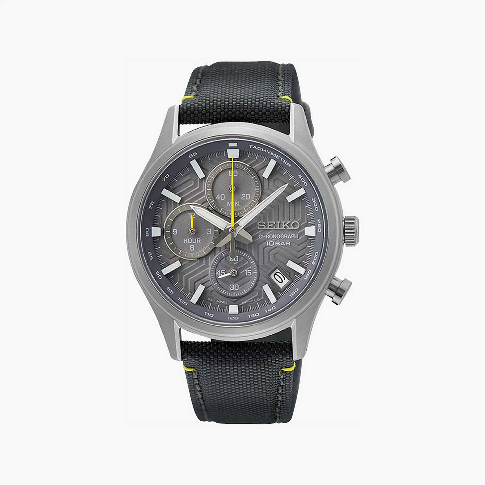 Seiko Men's Silver Stainless Steel, Black Leather | Ssb423p1 by i-watch