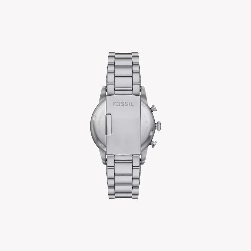 Fossil Men's Silver Stainless Steel Watch, Black Dial | Fs6045 by i-watch