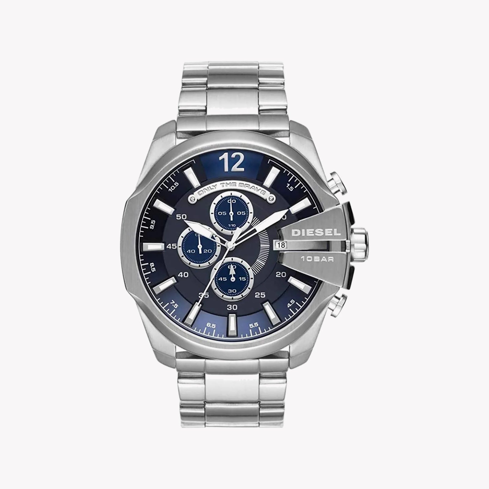 Diesel Men's Silver Watch, Black Dial | Dz4417 by i-watch