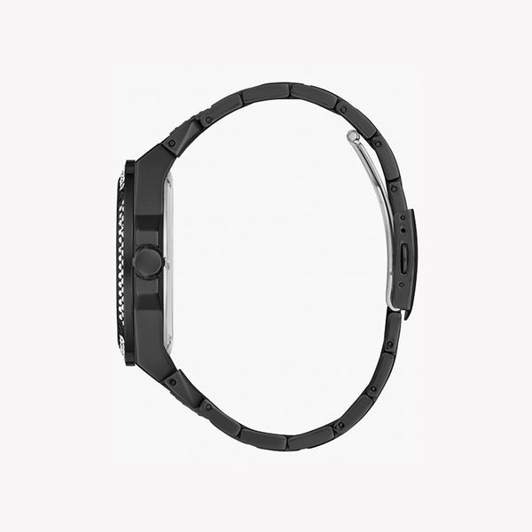Guess Unisex Black Stainless Steel Watch, Clear Dial | Gw0323g3 by i-watch