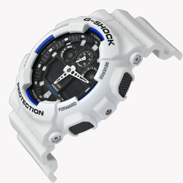 Casio G-Shock Ga100b-7a Stylish Endurance - Men's White Resin Watch For Adventure by i-watch