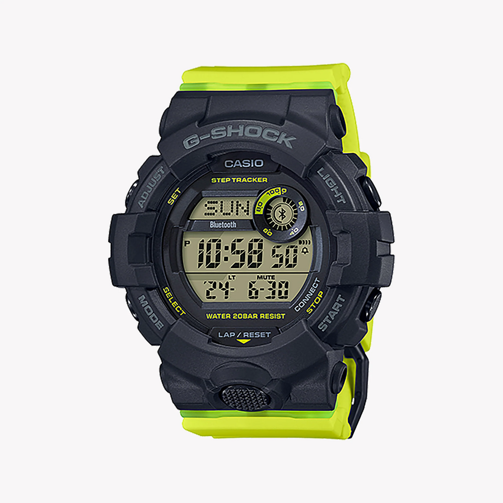 Casio G-Shock Gmd-B800sc-1bdr Dynamic Fusion - Sporty Women's Watch With Sleek Black Resin BAnd and Vibrant Yellow Digital Display by i-watch