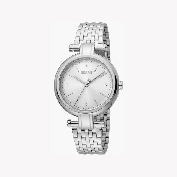 Esprit Women's Silver Stainless Steel Watch, Silver Dial | Es1l078m0015 by i-watch