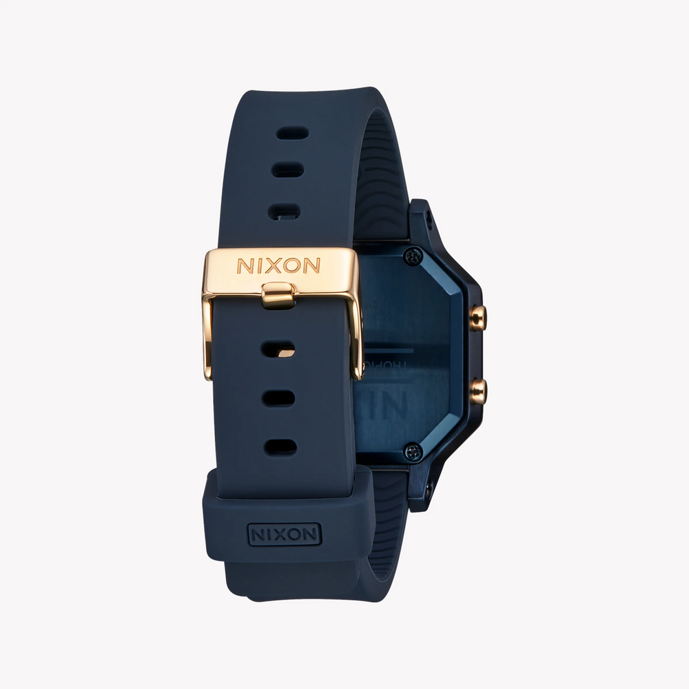 Nixon Unisex Blue Rubber Watch, Plastic Case | A1211-1859 by i-watch