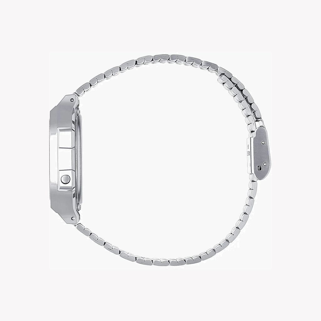 CASIO A168WEM-7EF ELEGANT TIMEKEEPER - MODERN MENSWEAR WAVE Wristwatch with durable resin case and sleek metal strap-i-Watch-3