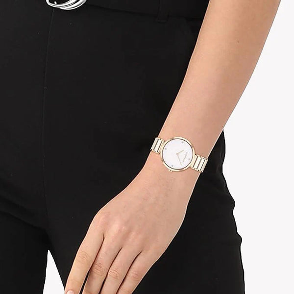 Ck Calvin Klein Women's Rose Gold Watch, White Dial | K3m236g6 by i-watch