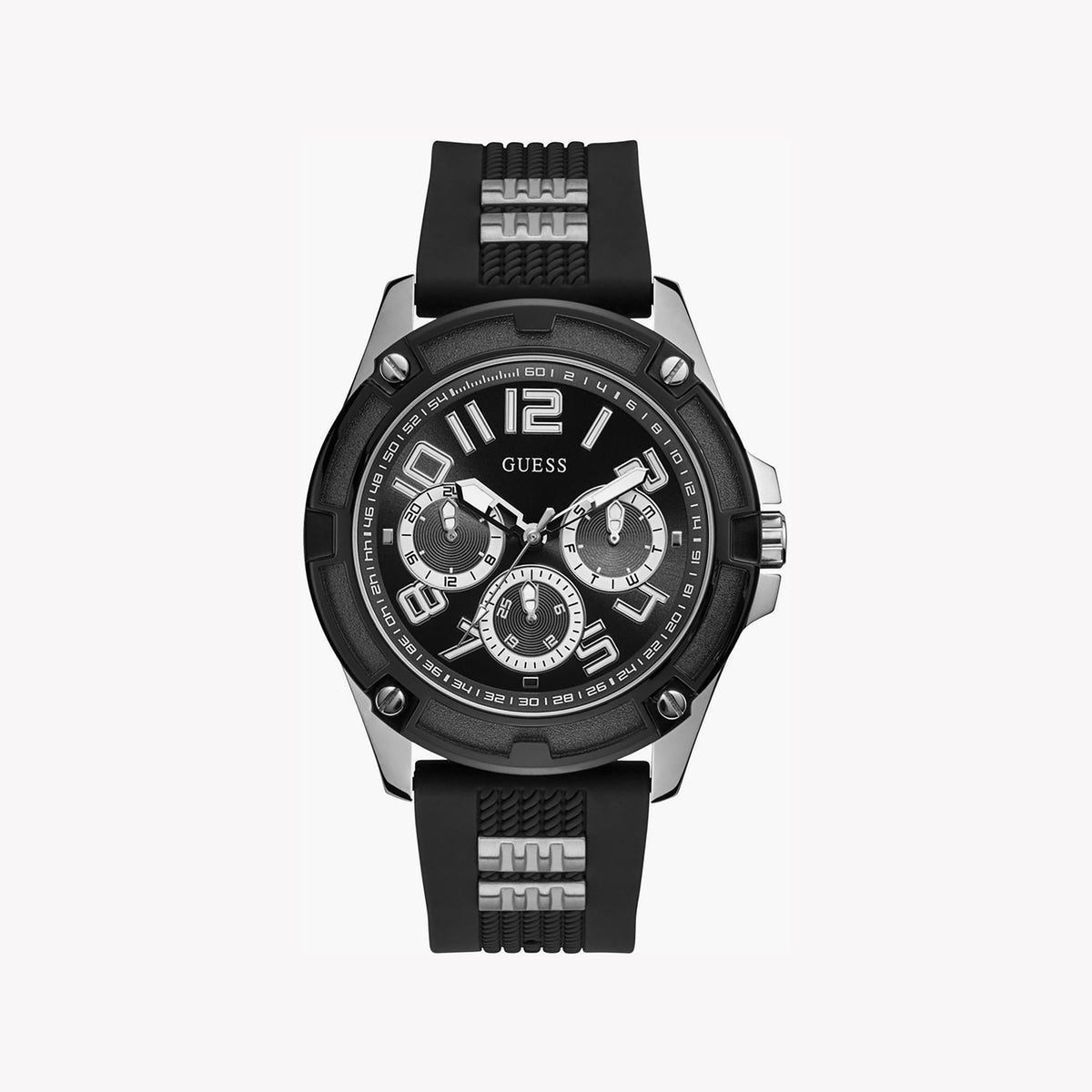 GUESS GW0051G1 BOLD MODERNITY - STYLISH BLACK TIMEPIECE FOR ACTIVE MEN