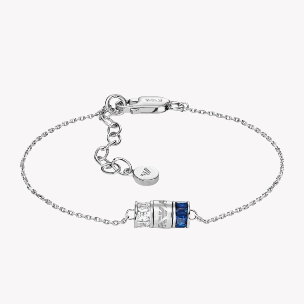 Emporio Armani Women's Silver Bracelet, Sterling Silver Components | EG3580040