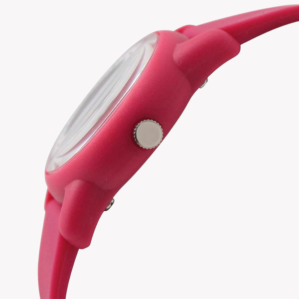 Q&Q Unisex Pink Unisex Watch, White Dial | VR41J002Y