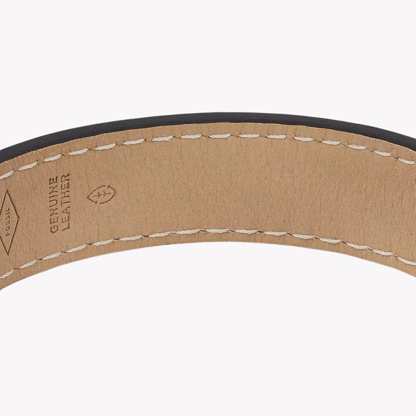 Fossil Men's Medium Brown Bracelet, Stainless Steel Collar Pin | JF04397040