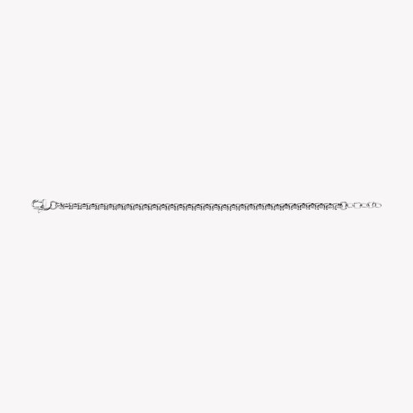 Fossil Men's Silver Bracelet, Stainless Steel Chain | JF04562040