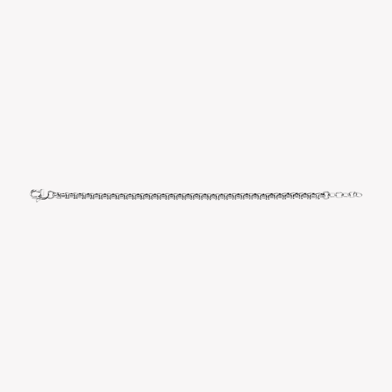 Fossil Men's Silver Bracelet, Stainless Steel Chain | JF04562040
