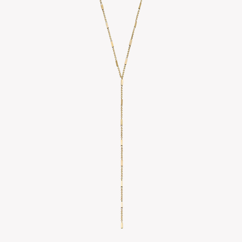 Fossil Women's Gold-Tone Necklace, Ellis All Stacked Up Y-Neck | JF04808710