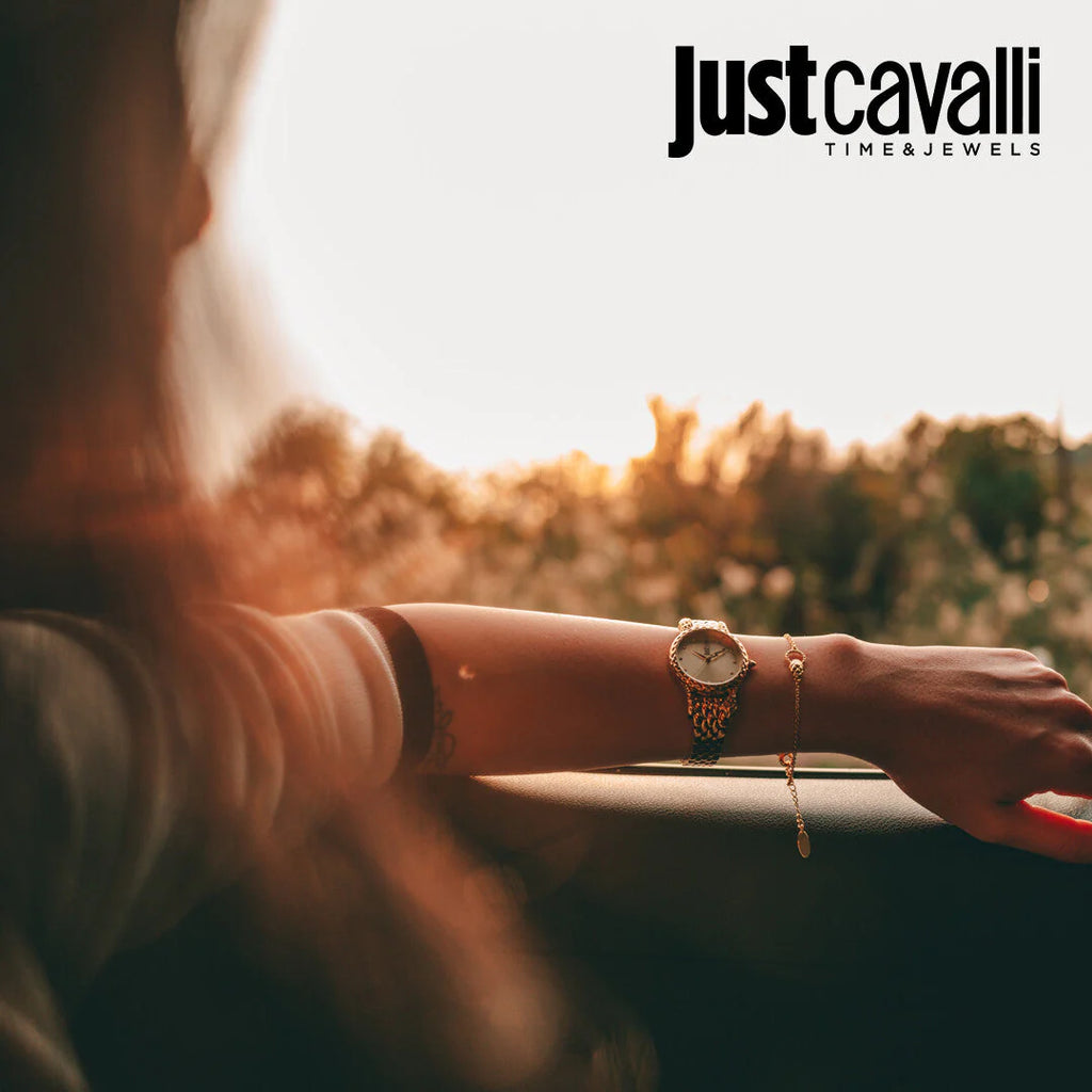 JUST CAVALLI Women's Watch with Gold Stainless Steel Case and Gold Stainless Steel Band-i-Watch-5