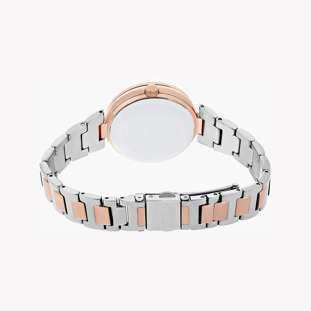 CASIO SHE-3043SPG-7BUDR SPORTY ELEGANCE - CHIC WOMEN'S WATCH WITH SPARKLING CRYSTALS & WATER RESISTANCE-i-Watch-3
