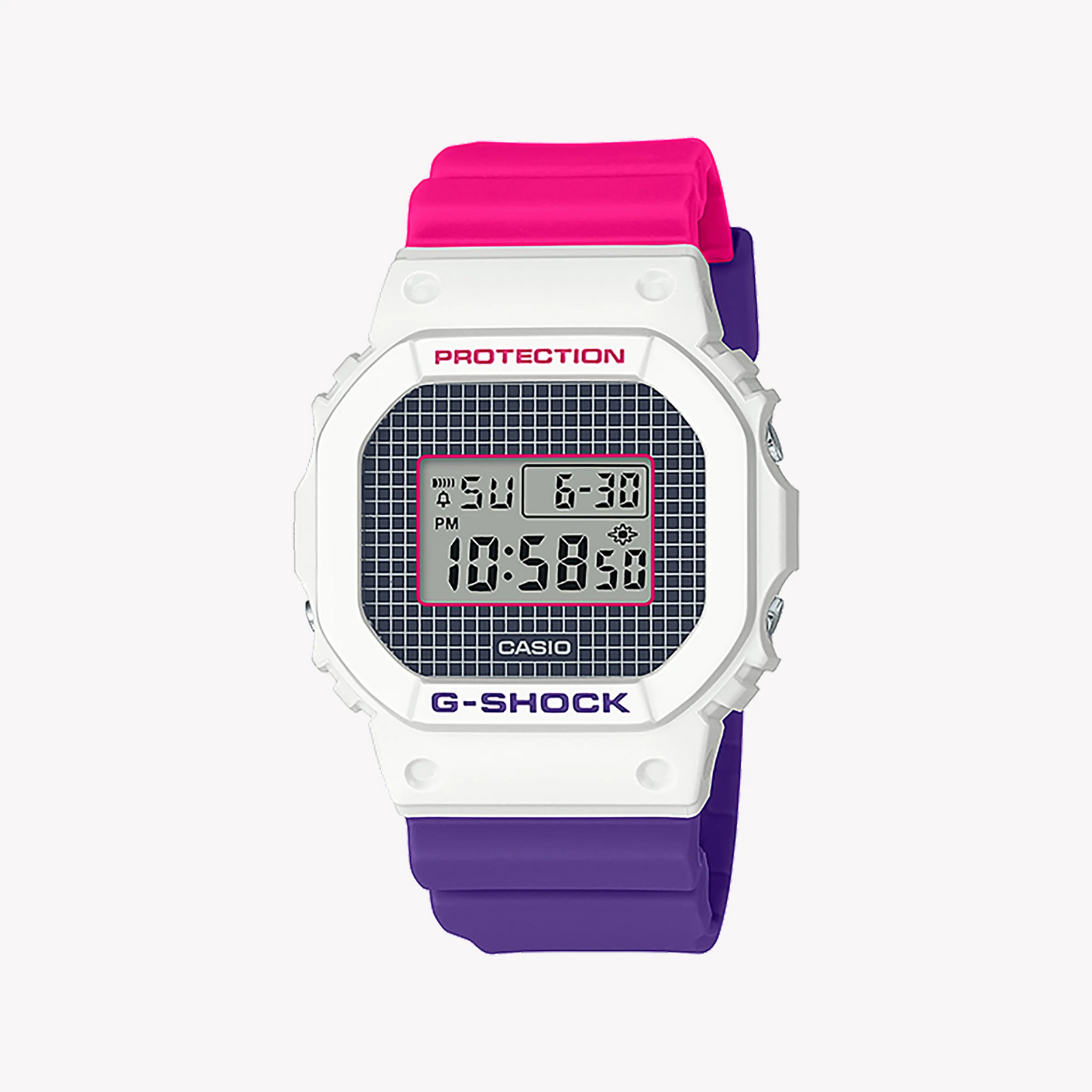 Casio G-Shock Dw-5600thb-7dr - Vibrant Adventure Timepiece With Multicolor Band & White Case by i-watch