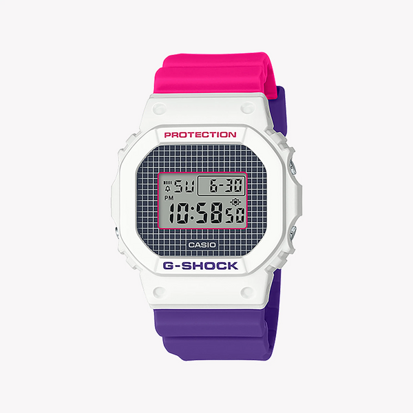 Casio G-Shock Dw-5600thb-7dr - Vibrant Adventure Timepiece With Multicolor Band & White Case by i-watch