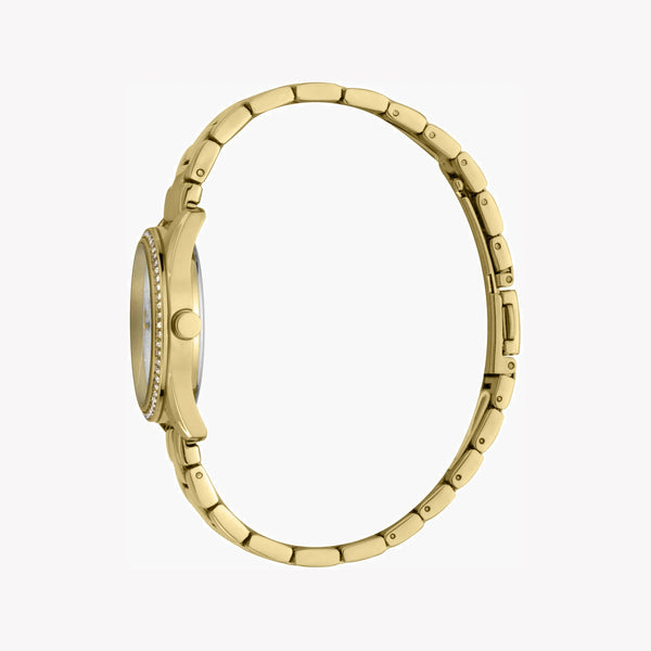 Esprit Women's Gold Stainless Steel Watch, Silver Dial | ES1L195M0085 by i-watch