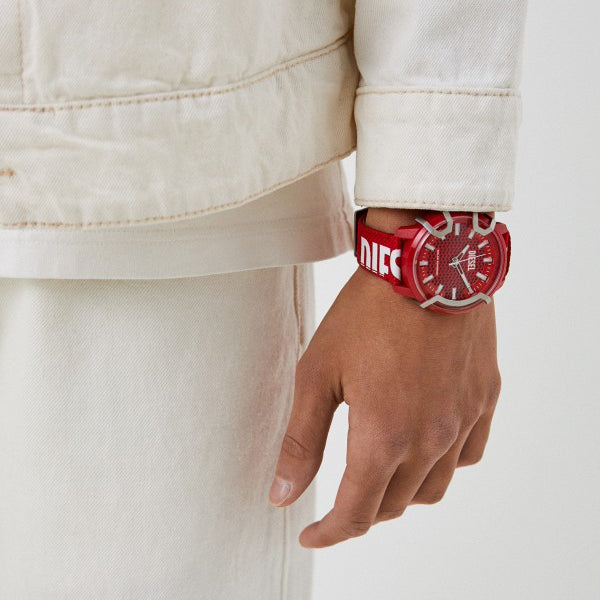 DIESEL DZ4620 - ADVENTURE-READY RED SPIRIT MEN'S WATCH WITH SOLAR POWER & WATER RESISTANCE-i-Watch-3