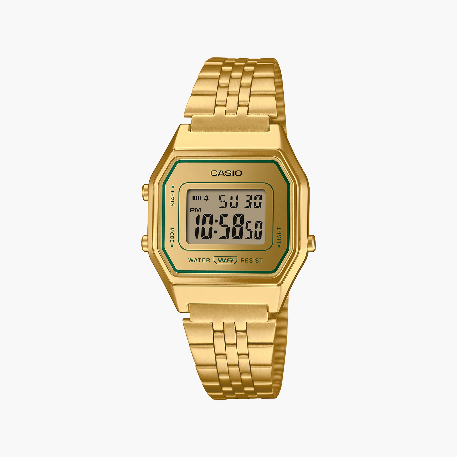Casio Vintage Mod ICONIC GENT GOLD GREEN - LA680WEGV-9AEF-i-Watch