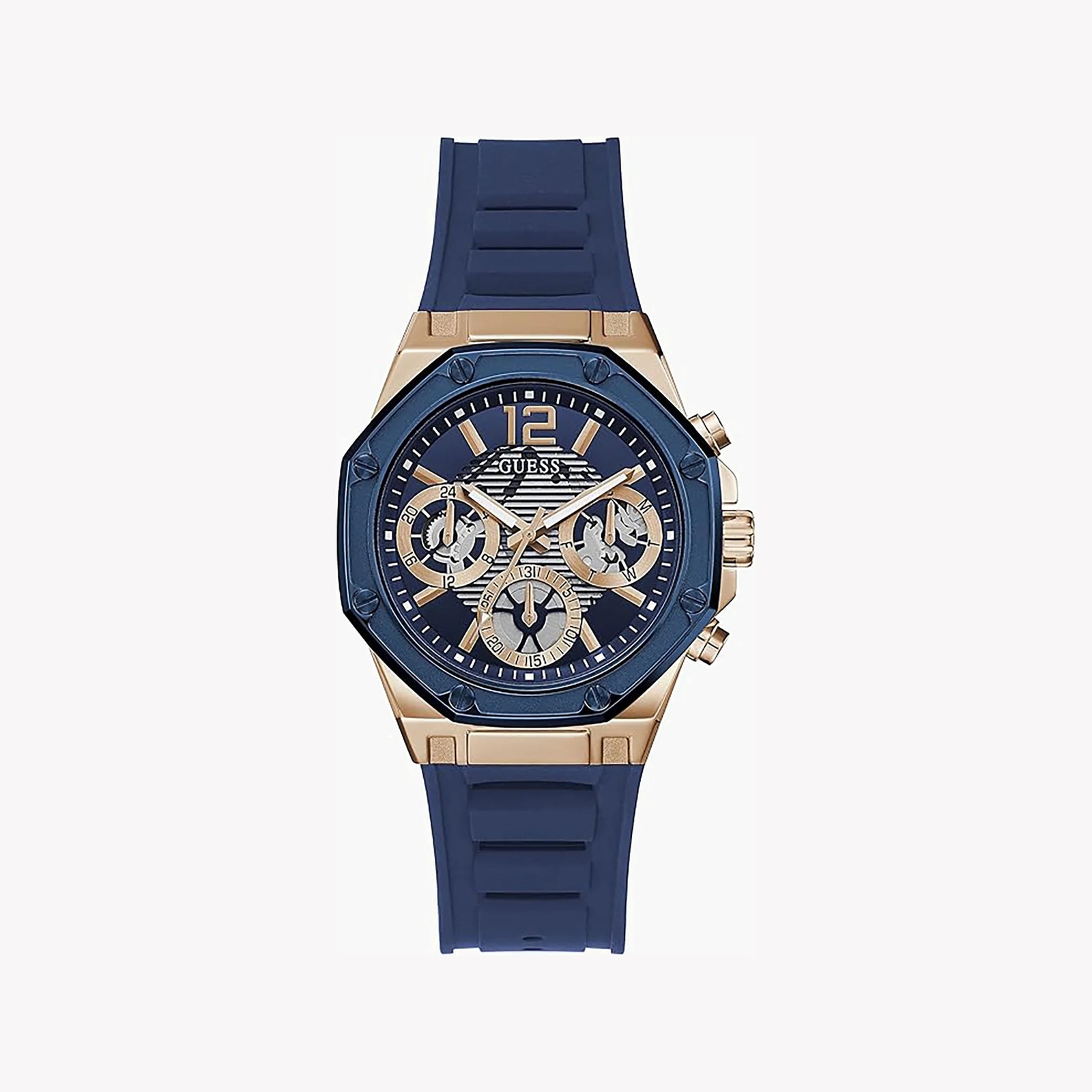 Guess Women's Gold Watch, Blue Dial & Band | Gw0256l2 by i-watch