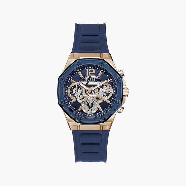 Guess Women's Gold Watch, Blue Dial & Band | Gw0256l2 by i-watch